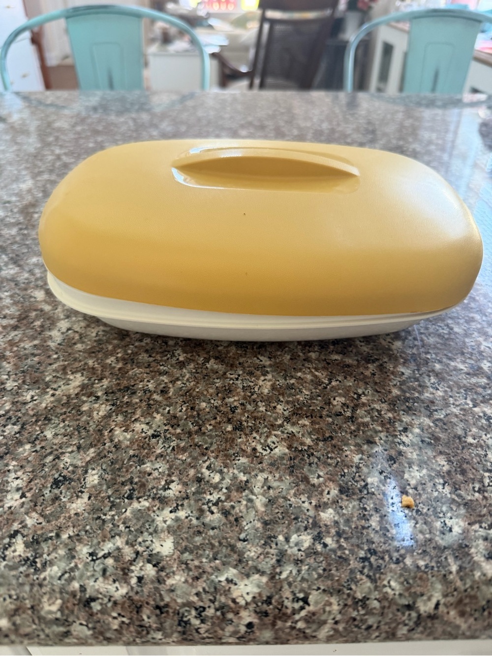 Vintage Tupperware Harvest Gold 3-Piece Microwave Vegetable Steamer Set 1273